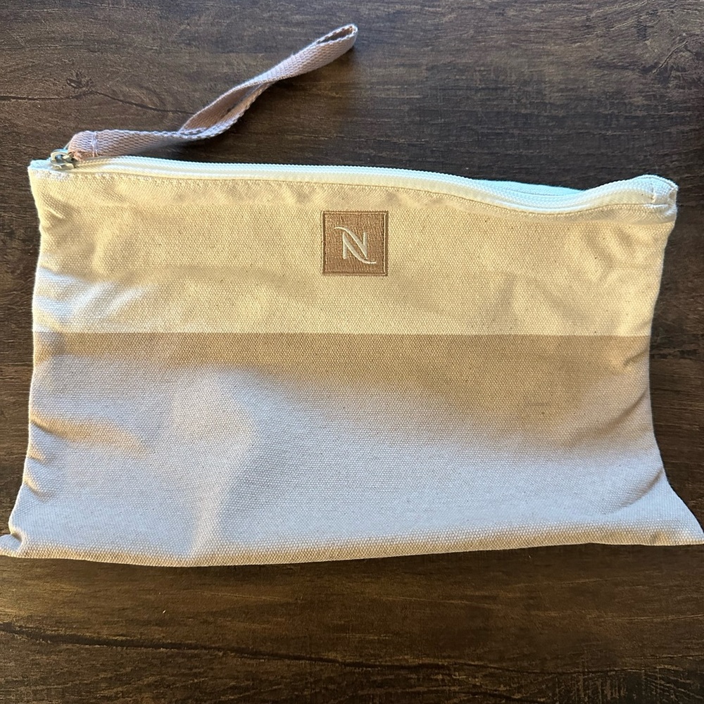 Nespresso zippered pouch new in the box
